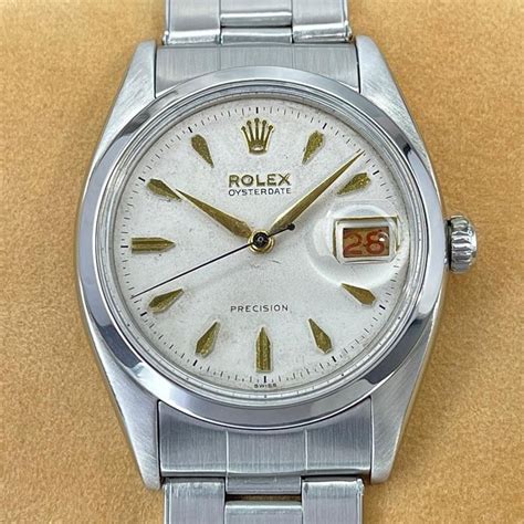 rolex oysterdate precision 6494